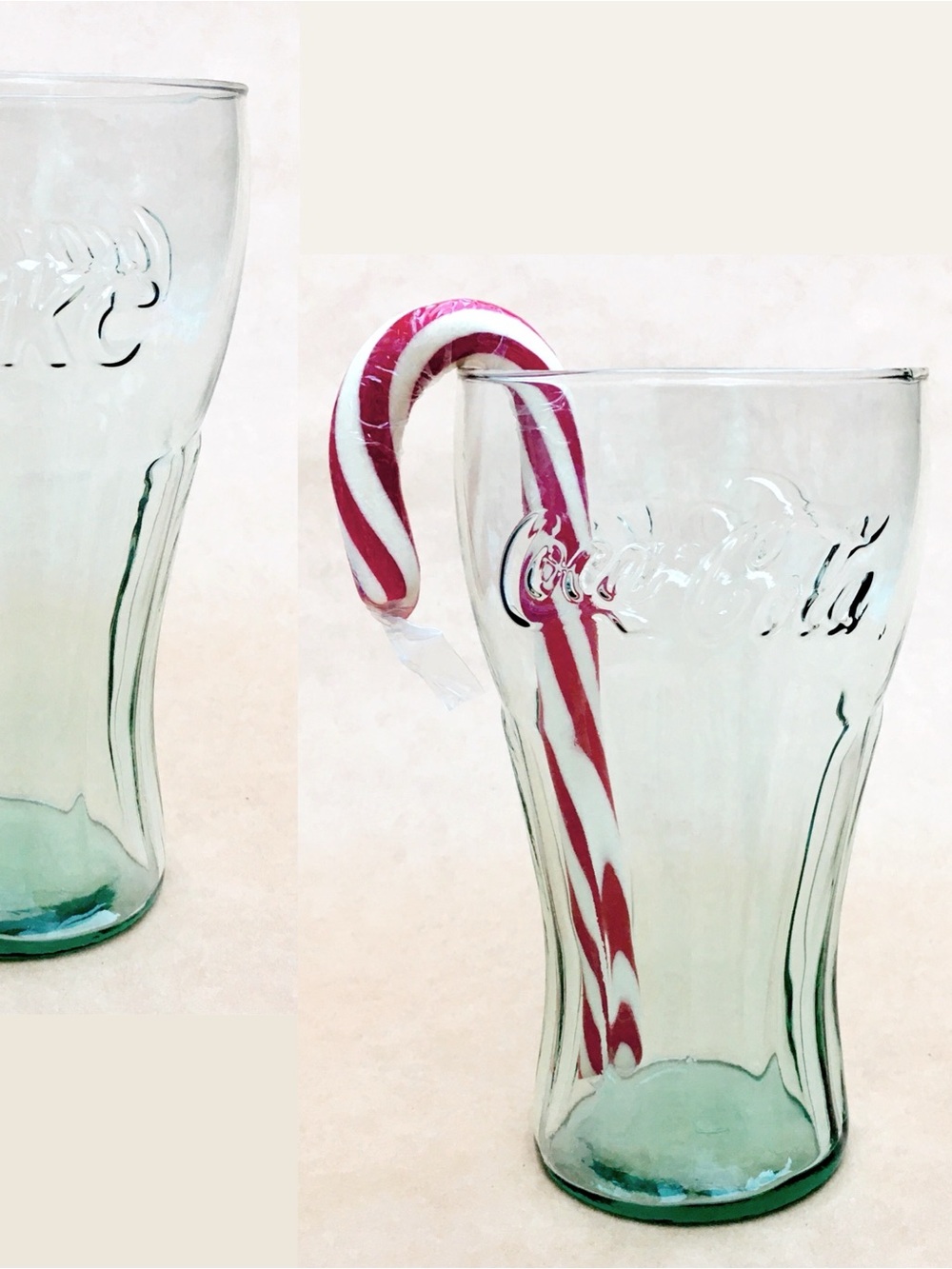 Coca Cola Bundle ❉ Green Contour Glass Tumbler & Mug